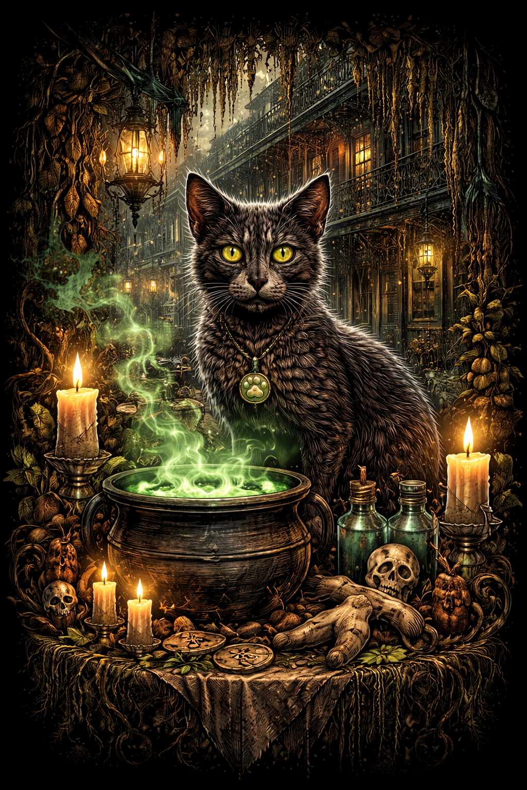 Lykoi cast a spell T-shirt