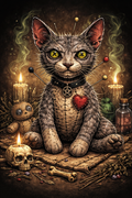 Lykoi voodoo doll T-shirt
